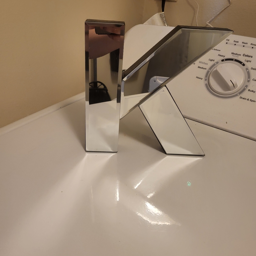 Silver Mirrored Decorative Letter